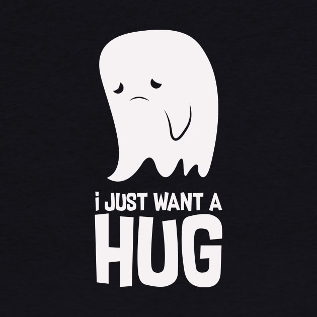 Cute Sad Ghost Just Want a Hug by Freid